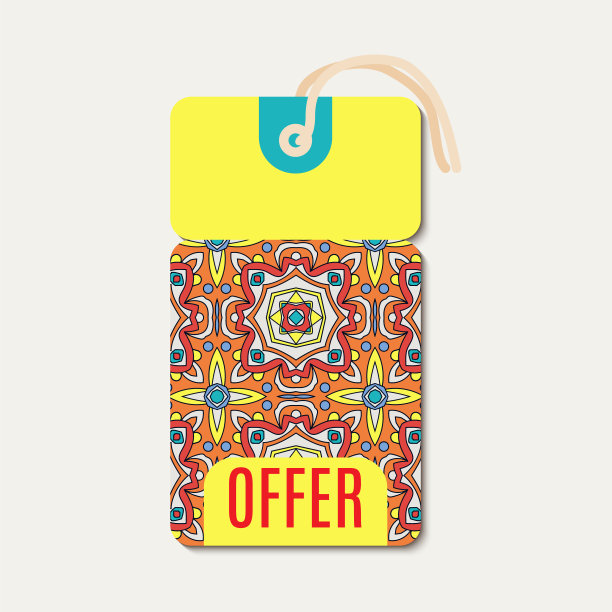 标签与塔拉维拉墨西哥明亮的装饰图片下载