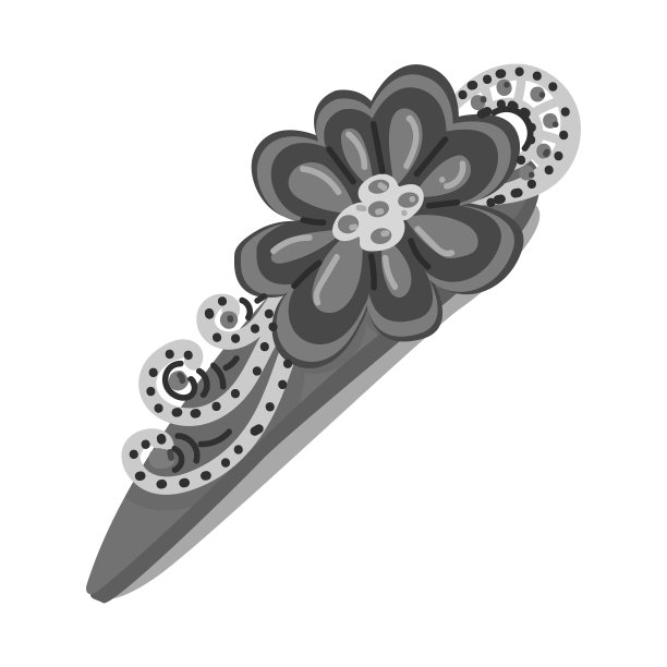 发夹和剪辑图标设置图片下载