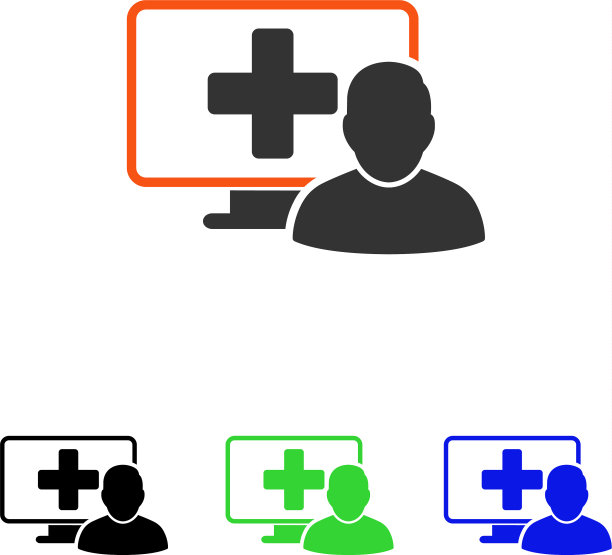 在线医学平面图标图片下载