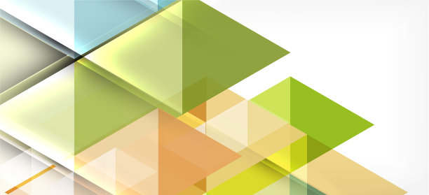 彩色重复三角形现代几何图片下载