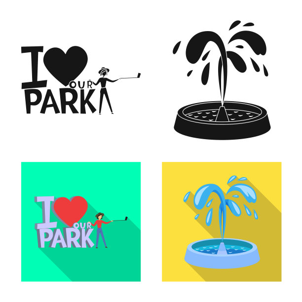 城市和街道标志集图片下载