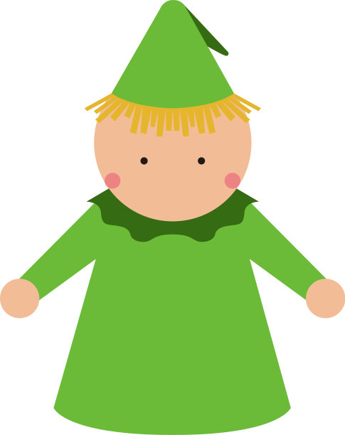 孤立的木偶玩具图标图片下载