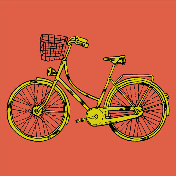 自行车与车图片下载