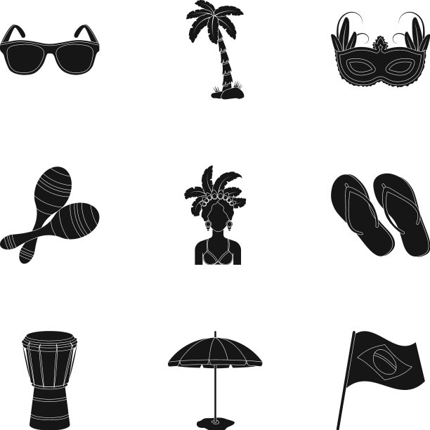 一套图标的主题巴西巴西图片下载