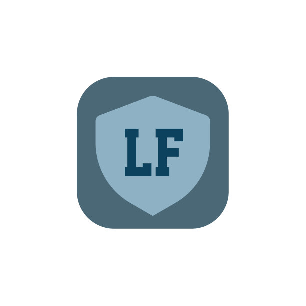 字母LF标志模板设计图片下载