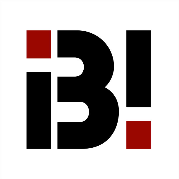 Ibi bi首字母字母公司标志图片下载