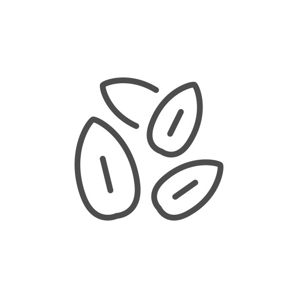 葵花籽线性图标图片下载