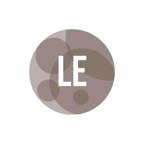 LE首字母标志设计模板图片下载