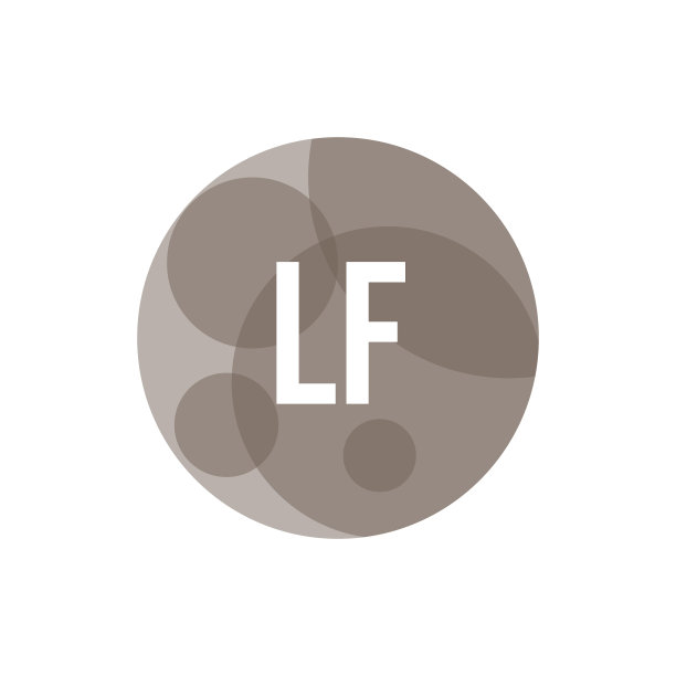 字母LF标志模板设计图片下载