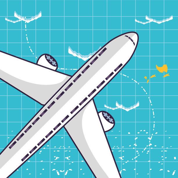 飞机飞行器孤立图标图片下载