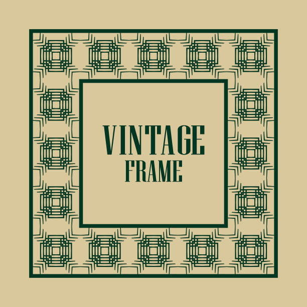 装饰艺术框架图片下载