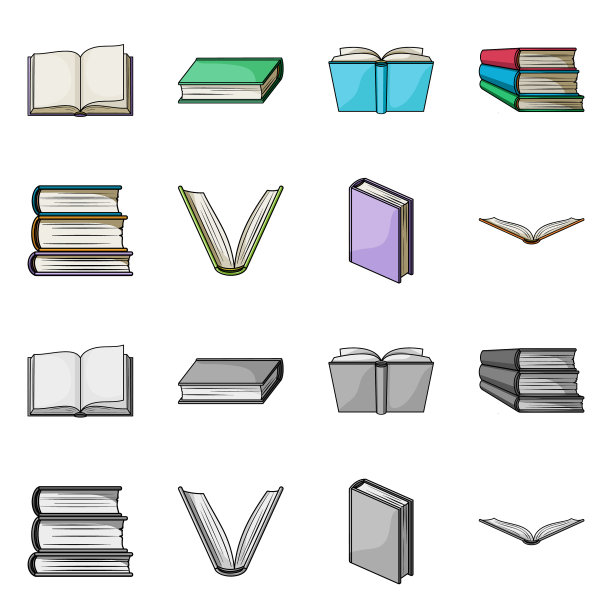 图书馆、教科书标志图片下载