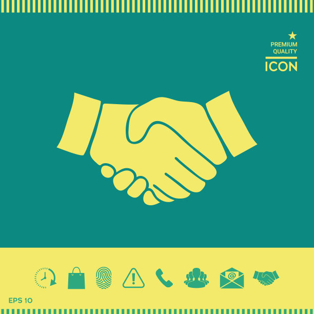 握手象征图标图片下载