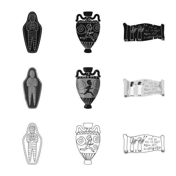 设计故事及物品符号集图片下载