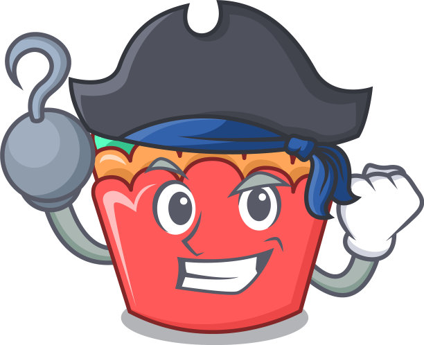 海盗烘焙模具人物卡通图片下载