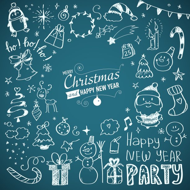 Mega Doodle设计元素集图片下载