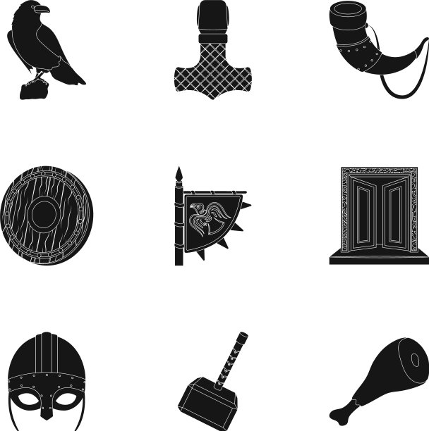 船上的古代海盗战士图片下载