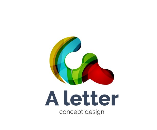 一个字母字母圆形风格的企业标志图片下载