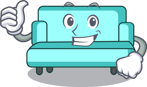 赞沙发人物卡通风格图片下载