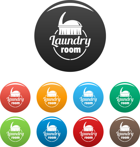 洗衣房图标设置颜色图片下载