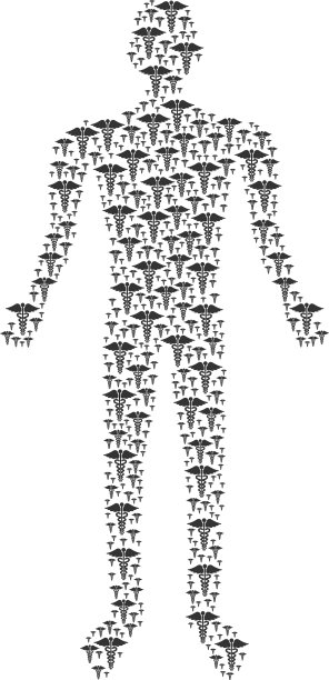 医学杖徽人形图片下载