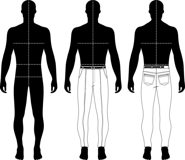 男子黑色的剪影图片下载