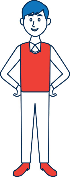 年轻人抱着胳膊站在前面图片下载