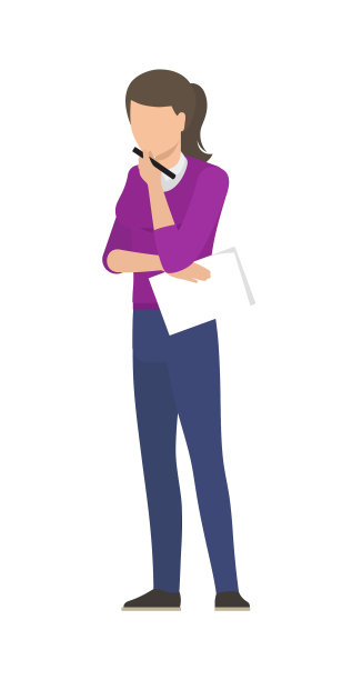 有思想的商业女性思考启动项目图片下载