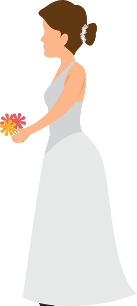 新娘盛装出席婚礼图片下载