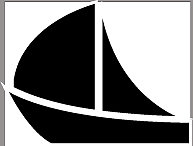 船黑色简单图标图片下载