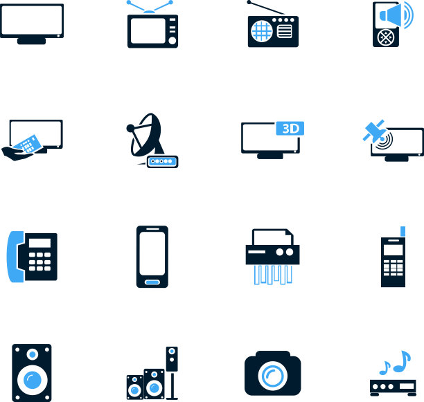 家电图标集图片下载