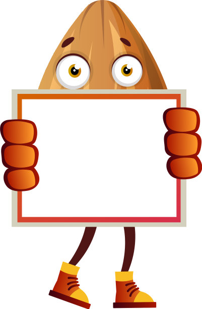 阿尔蒙德手里拿着白色的白板图片下载