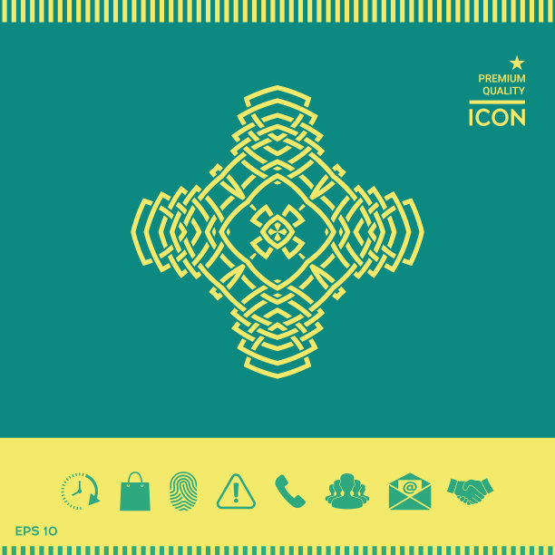 东方阿拉伯图案标志元素为您图片下载