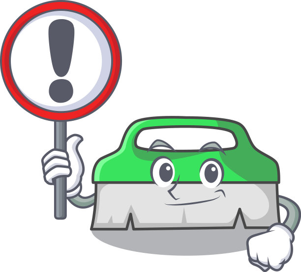 用标志刷刷人物卡通图片下载