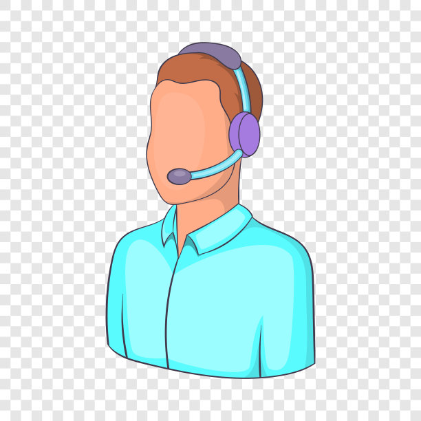 人操作员图标等距样式图片下载