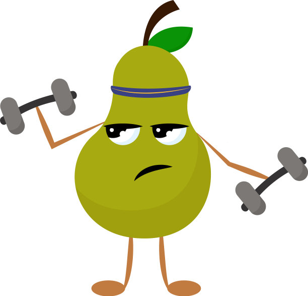 爱好运动的梨或色图片下载