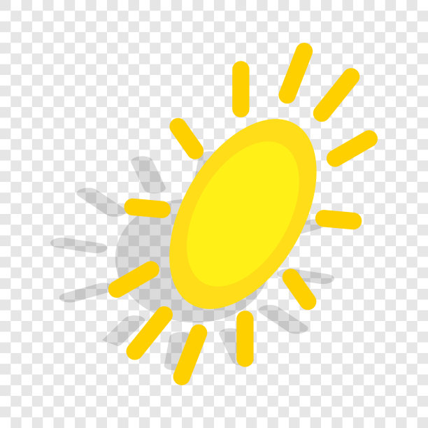 太阳等距图标图片下载