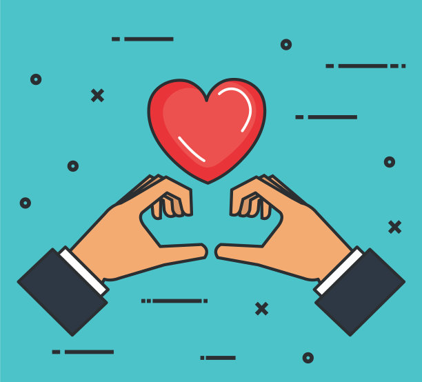 慈善和捐赠给予和分享你的爱图片下载