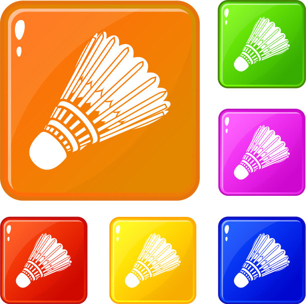 羽毛球图标设置颜色图片下载