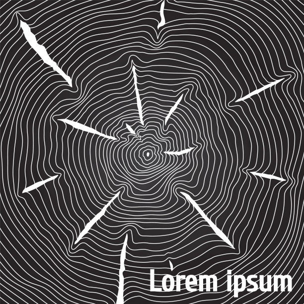 抽象的黑板背景用白色的树图片下载