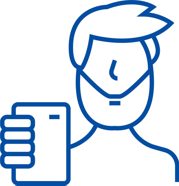 自拍线图标概念自拍图片下载