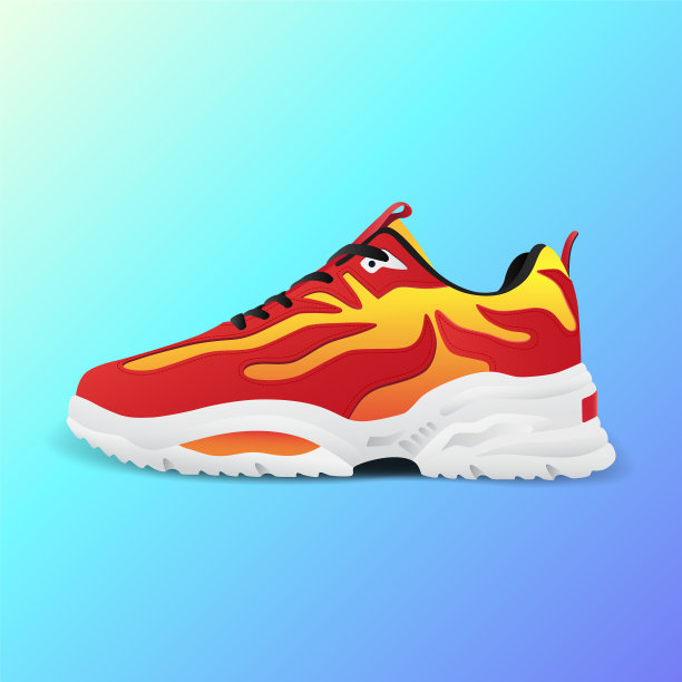 适合训练和运动的现实跑鞋图片下载