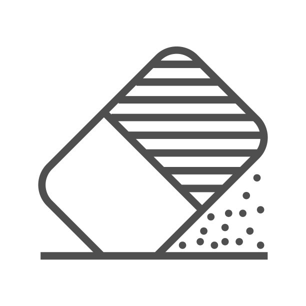 橡皮擦工具线性图标图片下载