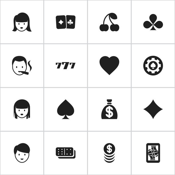 一组16可编辑的业务图标包括图片下载