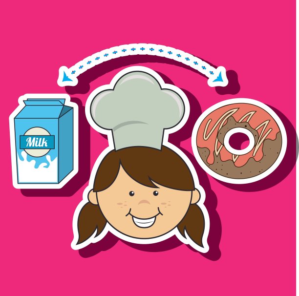 孩子的菜单设计图片下载