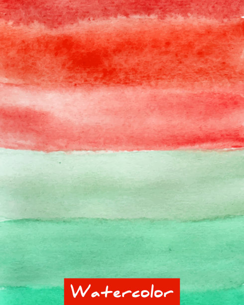 多色条纹水彩手绘图片下载