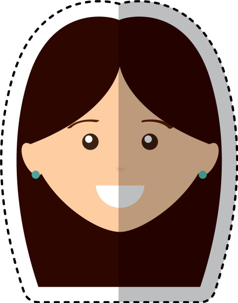 年轻女子头像图片下载