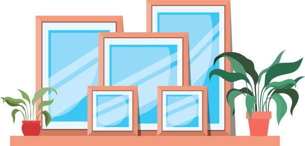 木制架子在白色背景图标图片下载