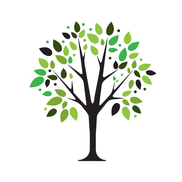 程式化的树图片下载