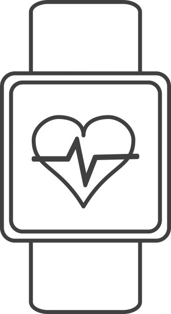 心率监测腕带图标图片下载